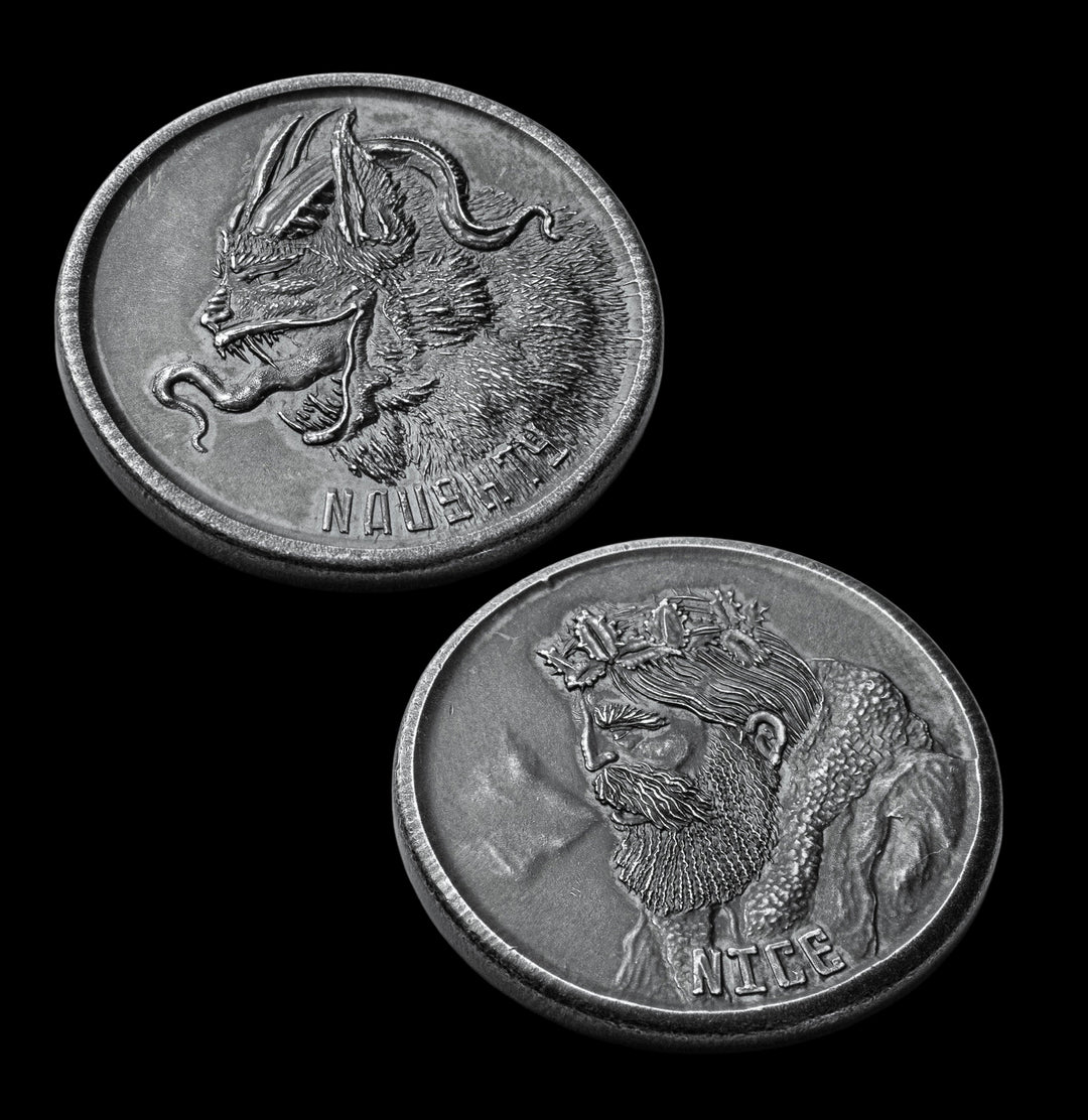 Naughty or Nice Coin For Sale | Paxton Gate