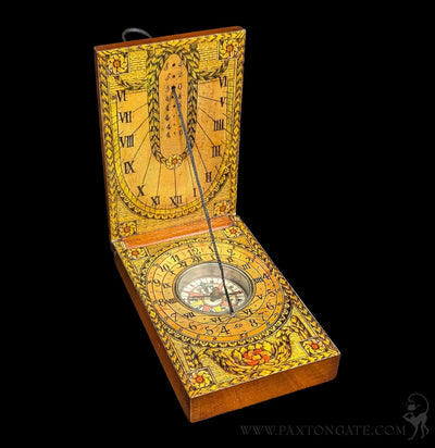 Folding Diptych Sundial-AntqRplica-Tour d'Horizon-PaxtonGate