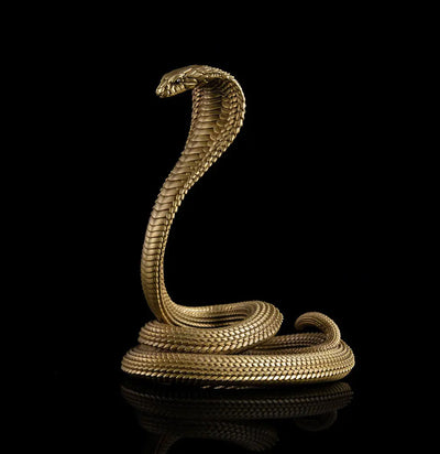 Brass Cobra Phone Stand-Decor-Coppertist-PaxtonGate