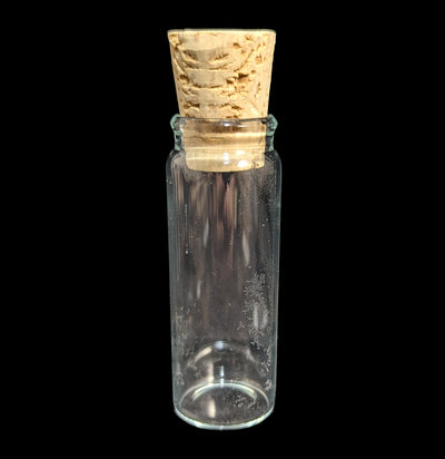 Clear Glass Vial with Cork-Jars & Bottles-Specialty Bottle-PaxtonGate