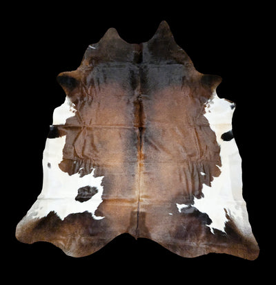Tri Color Chestnut Brindle Brazilian Cowhide-Taxidermy-Chesterfield-PaxtonGate