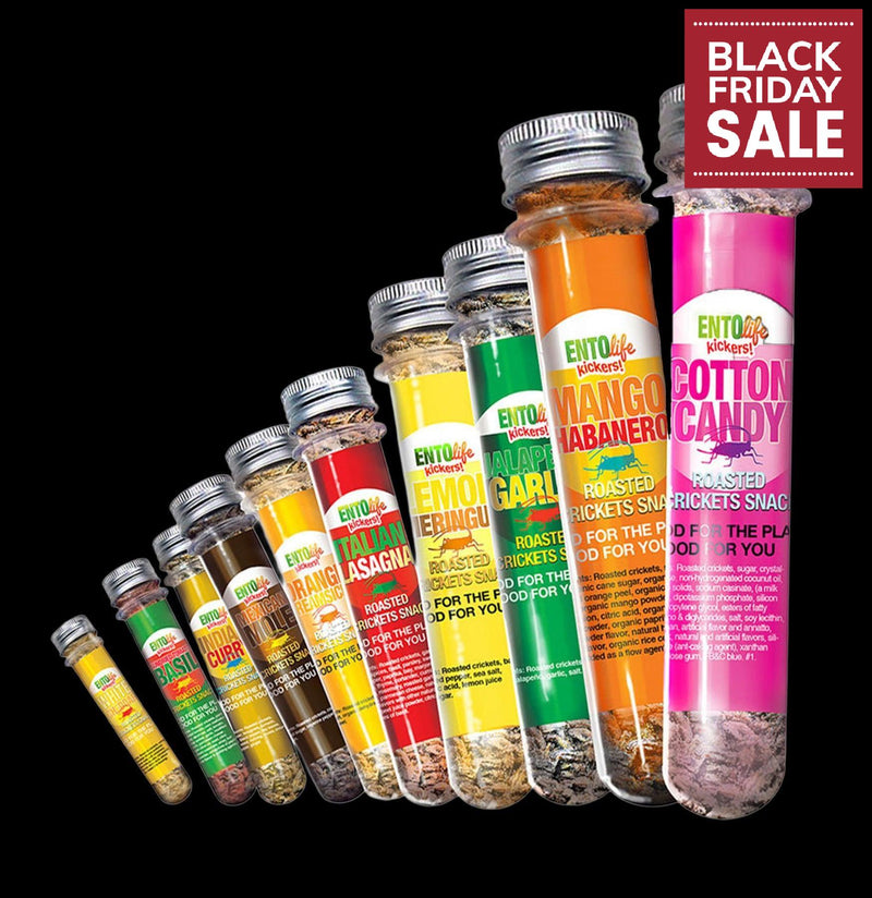 Flavored Cricket Snack Tube-Insects-EntoLife Edible Insects-PaxtonGate
