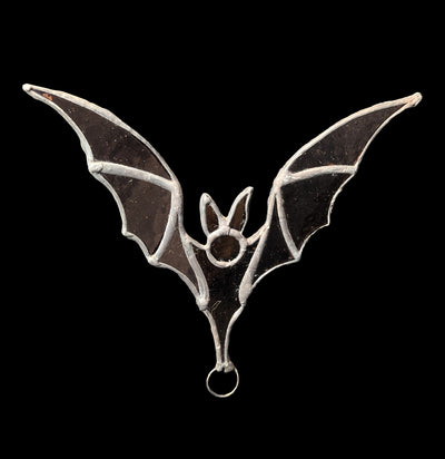 Stained Glass Vampire Bat-Decor-Lion's Head Stained Glass-PaxtonGate
