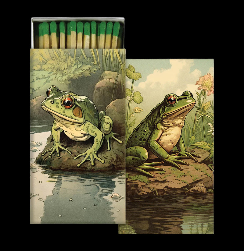 Vibrant Toads Matches-Candles, Incense, & Matches-Hom Art-PaxtonGate