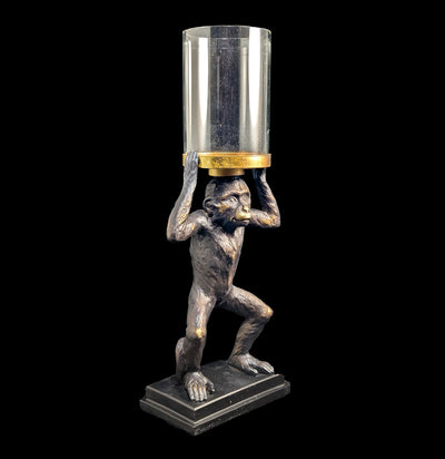 Monkey Single Candle Holder-Decor-Modern World-PaxtonGate