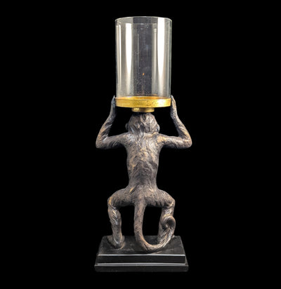 Monkey Single Candle Holder-Decor-Modern World-PaxtonGate