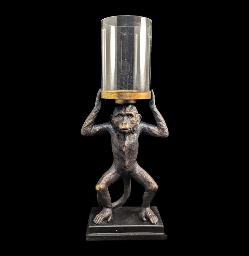 Monkey Single Candle Holder-Decor-Modern World-PaxtonGate