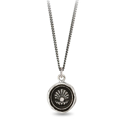 The World is Your Oyster Diamond Set Talisman Necklace-Necklaces-Pyrrha-PaxtonGate