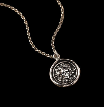 Sterling Talisman Necklace Live Every Moment-Necklaces-Pyrrha-PaxtonGate