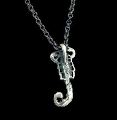 Sterling Silver Scorpion Charm Necklace-Necklaces-THEETH-PaxtonGate