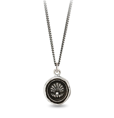 The World is Your Oyster Sterling Silver Talisman Necklace-Necklaces-Pyrrha-PaxtonGate