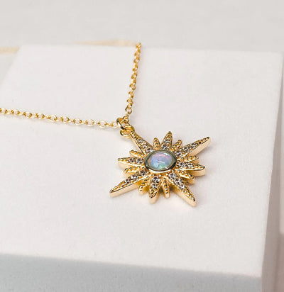Aurora Star Necklace-Necklaces-Spitfire Girl-PaxtonGate