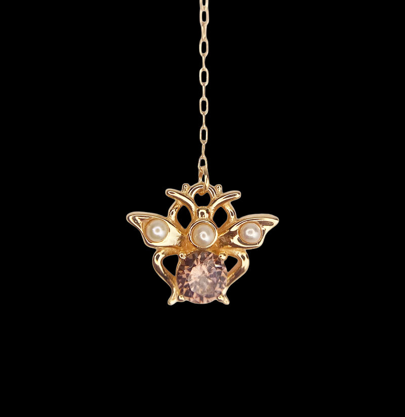 Black Widow Necklace-Necklaces-Spitfire Girl-PaxtonGate