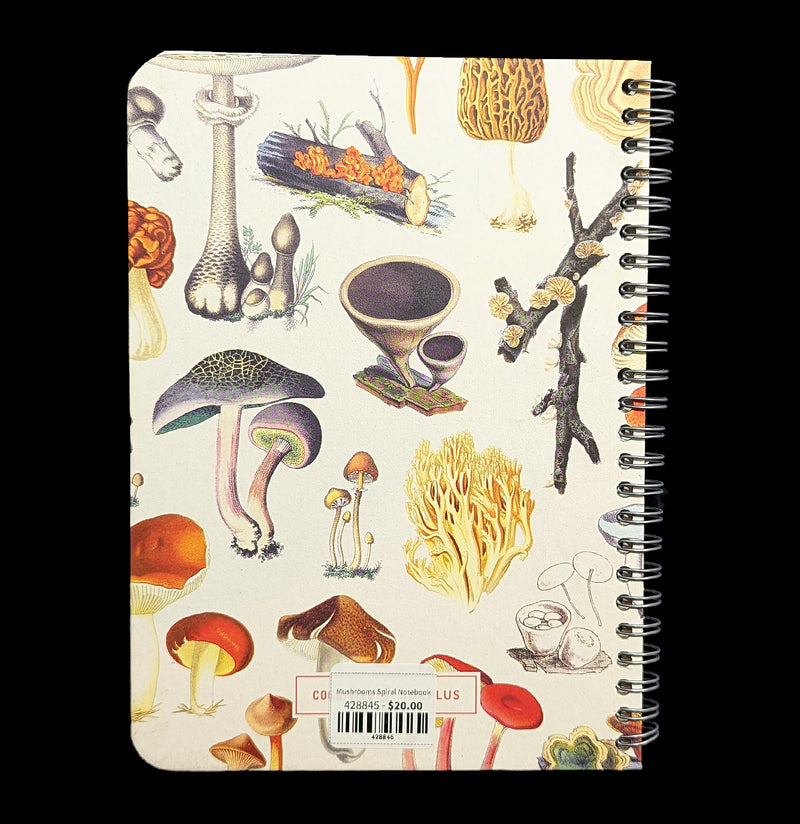 Mushrooms Spiral Notebook-Notebooks-Cognitive Surplus-PaxtonGate