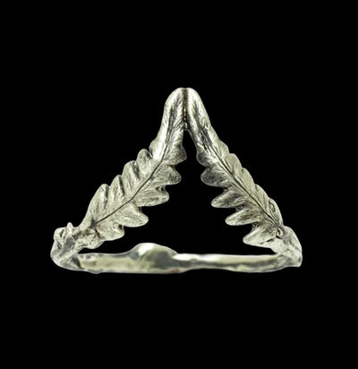 Sterling Silver Fern Tiara Ring-Rings-THEETH-PaxtonGate