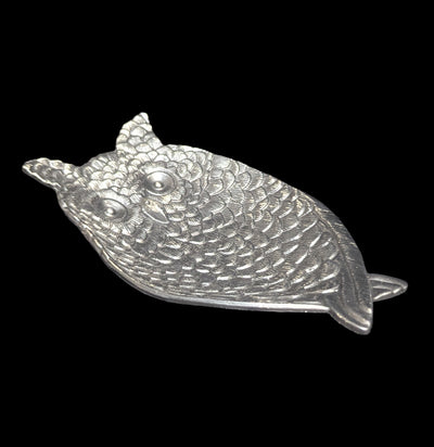Pewter Owl Tray-Decor-Vagabond Vintage-PaxtonGate