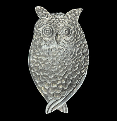 Pewter Owl Tray-Decor-Vagabond Vintage-PaxtonGate
