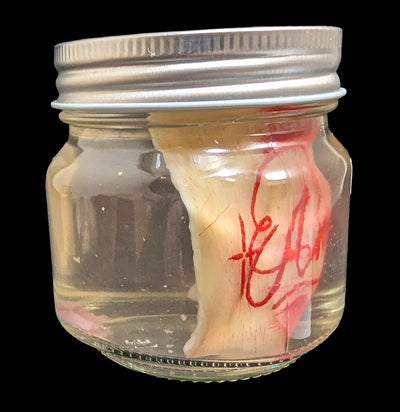 Amor Tattoo on Pig Skin Wet Specimen-WetSpecimn-Blood Money Canvas-PaxtonGate