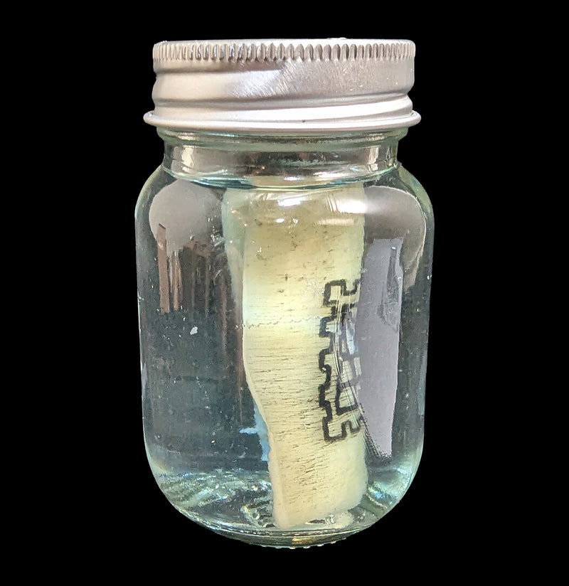 Spiderweb Stamp Tattoo on Pig Skin Wet Specimen-WetSpecimn-Blood Money Canvas-PaxtonGate