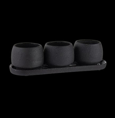 Stoneware Trio Planters-Pots, Planters & Vases-BFG-PaxtonGate