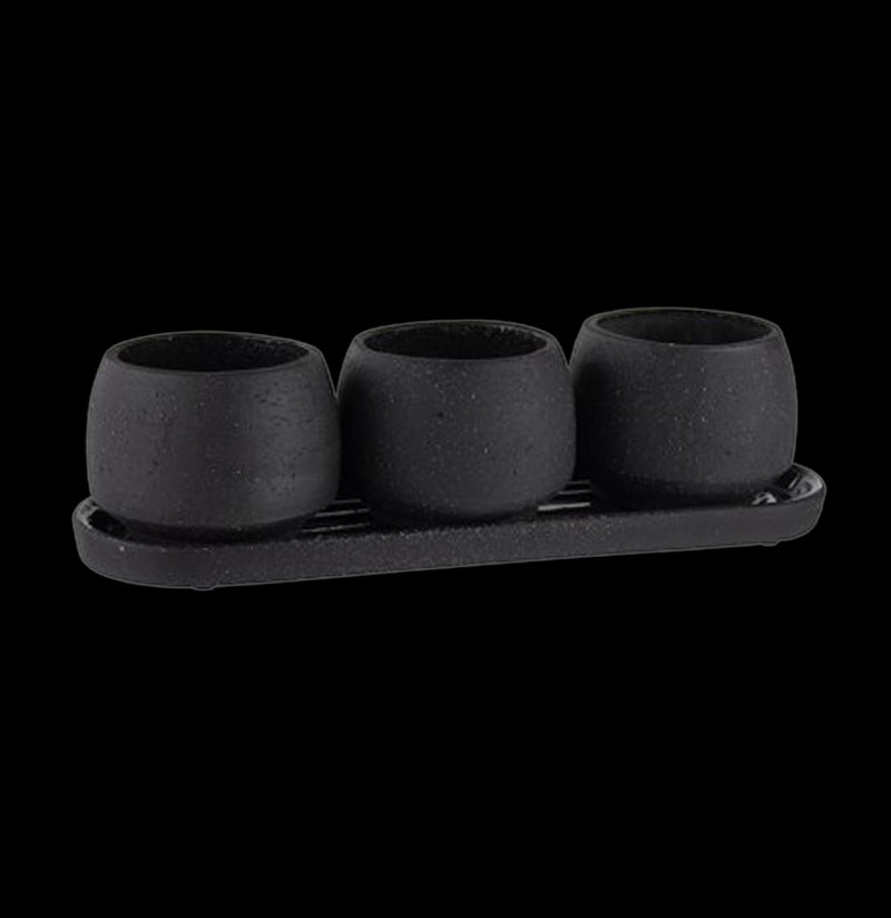 Stoneware Trio Planters-Pots, Planters & Vases-BFG-PaxtonGate