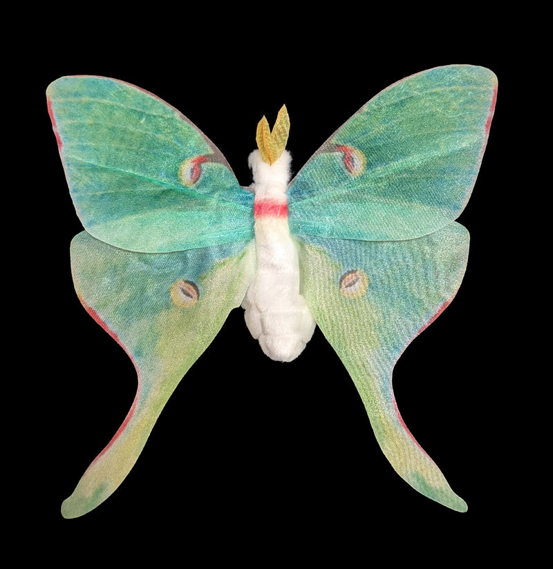 Mini Luna Moth Puppet-Kids-Folkmanis, Inc-PaxtonGate