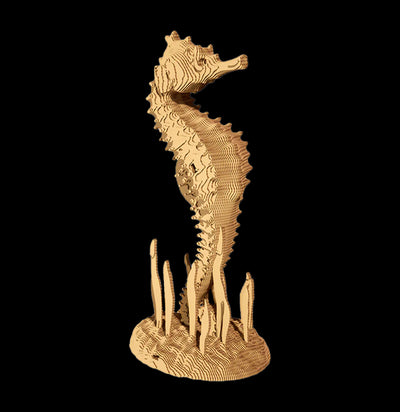 3D Seahorse puzzle-Puzzles-Cartonic-PaxtonGate