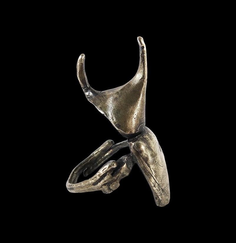 Siamese Fighting Beetle ring-Rings-Scavenger Gallery-PaxtonGate