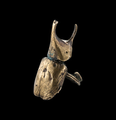 Siamese Fighting Beetle ring-Rings-Scavenger Gallery-PaxtonGate