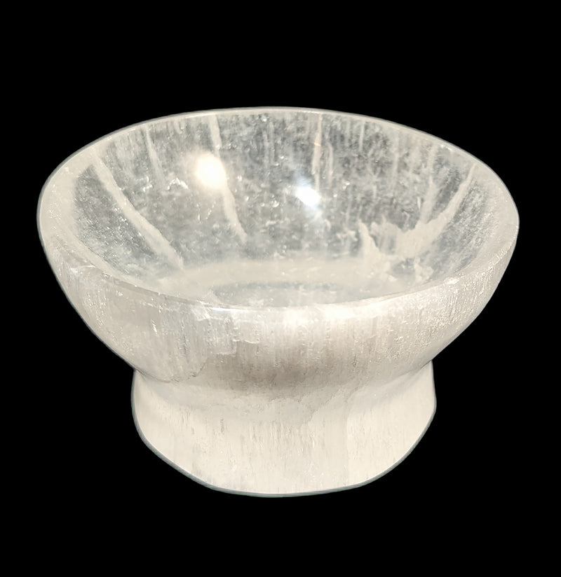 Selenite Pedestal Bowl-Kitchen-Rock Paradise-PaxtonGate