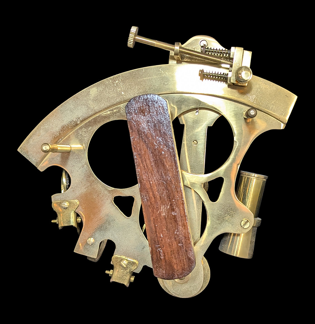 Brass Sextant in Wood Case For Sale | Paxton Gate