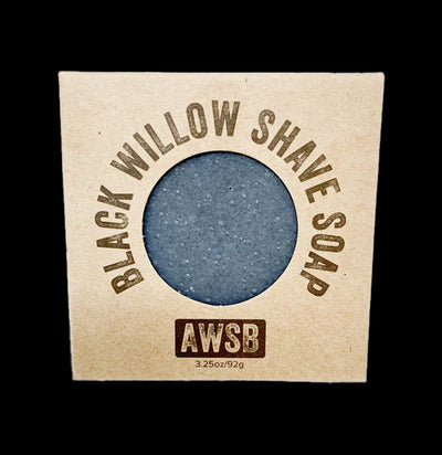Organic Black Willow Shave Soap-Soaps-A Wild Soap Bar-PaxtonGate