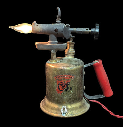 Vintage Blow Torch Lamp-Decor-Ashton Smith-PaxtonGate