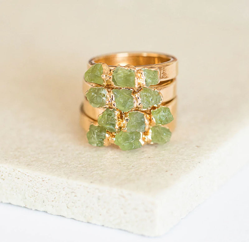 Peridot Stacking Ring - Paxton Gate