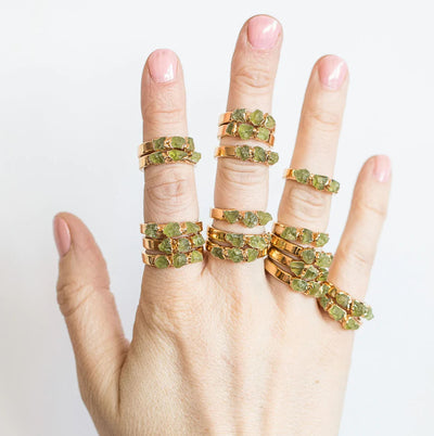 Peridot Stacking Ring - Paxton Gate