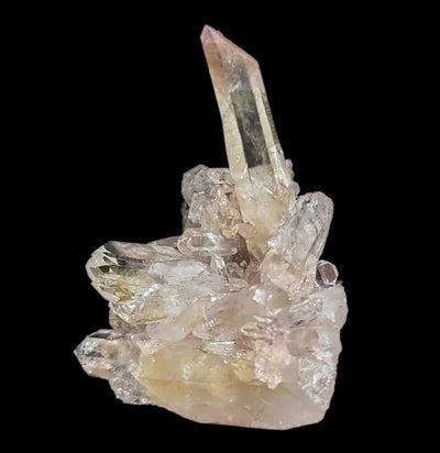 Pink Lemurian Quartz Crystal Cluster-Minerals-Hidden Gem Gallery-PaxtonGate