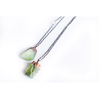 Raw Peridot Necklace - Paxton Gate