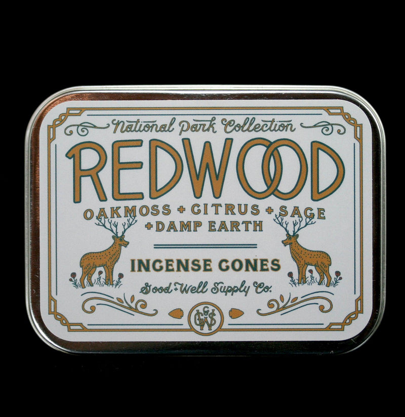 Redwood Incense Tin - Paxton Gate