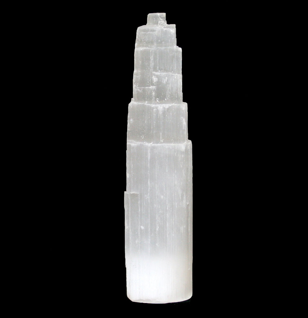 定価約¥20,000 クリスタルシェルタワー Selenite-Crystal-