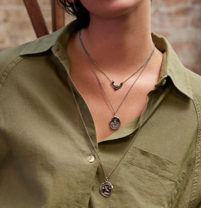 Struggle and Emerge Sterling Silver Necklace-Necklaces-Pyrrha-PaxtonGate