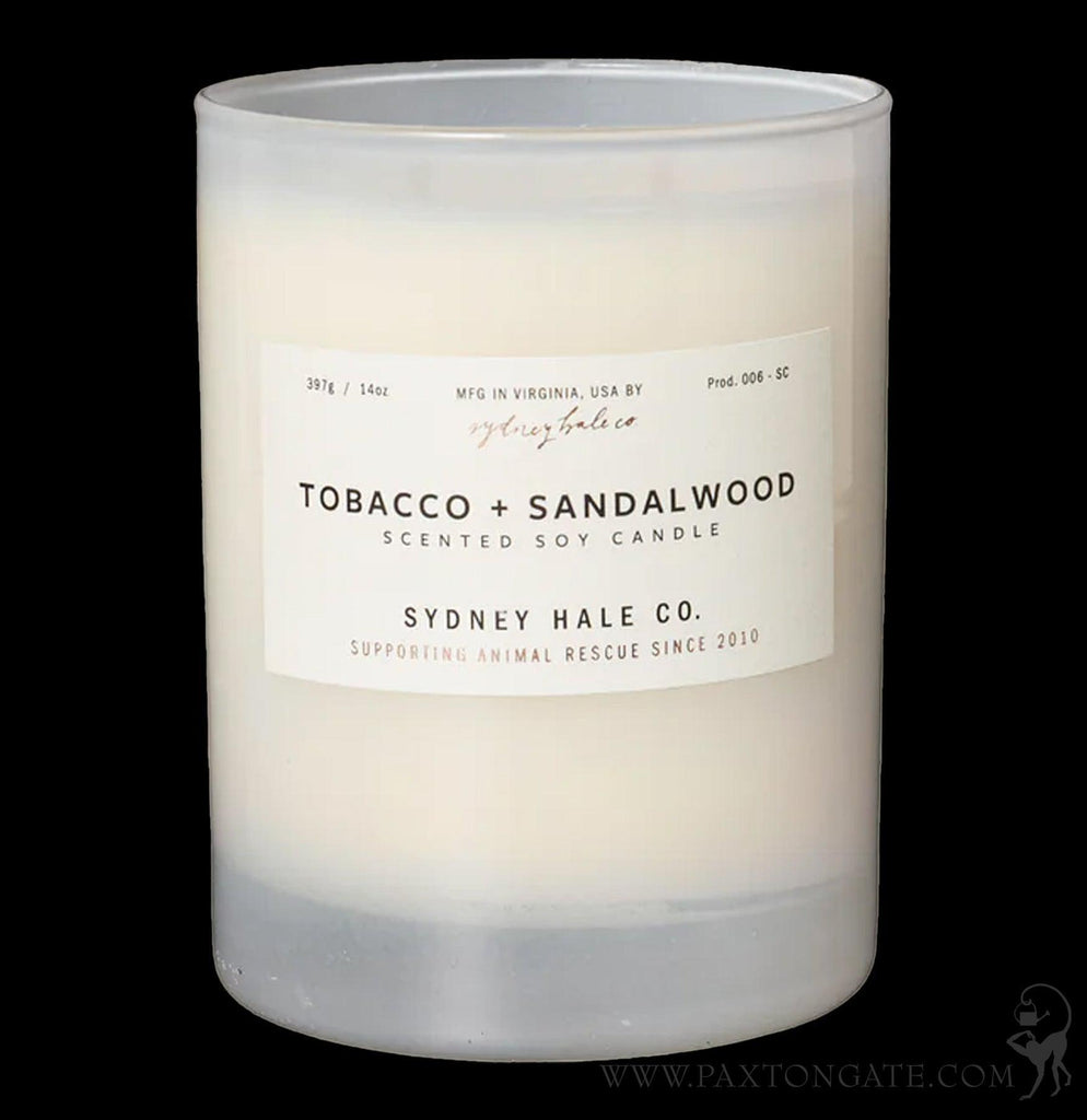 tobacco sandalwood candle Sydney Hale Tobacco & Sandalwood Candle