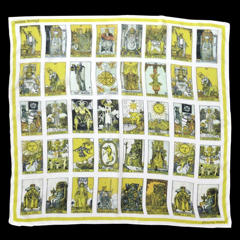 Tarot Cards Silk Chiffon Scarf - Paxton Gate