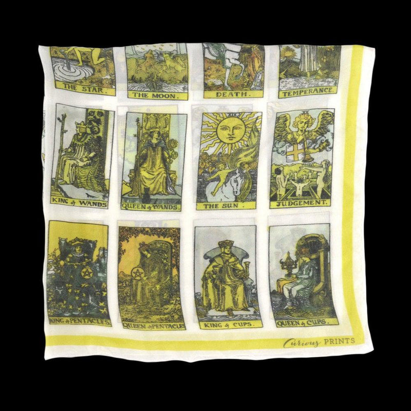 Tarot Cards Silk Chiffon Scarf - Paxton Gate