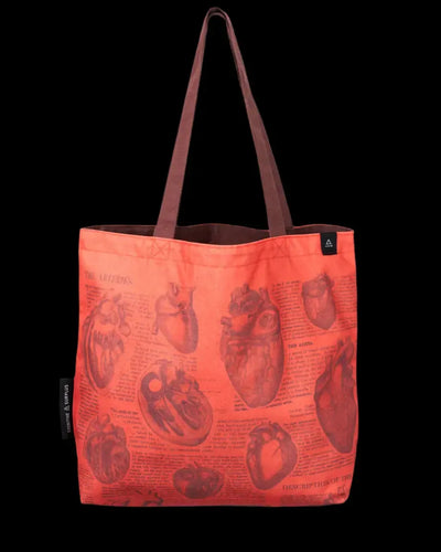 Anatomical Heart Tote Bag-Bags-Cognitive Surplus-PaxtonGate