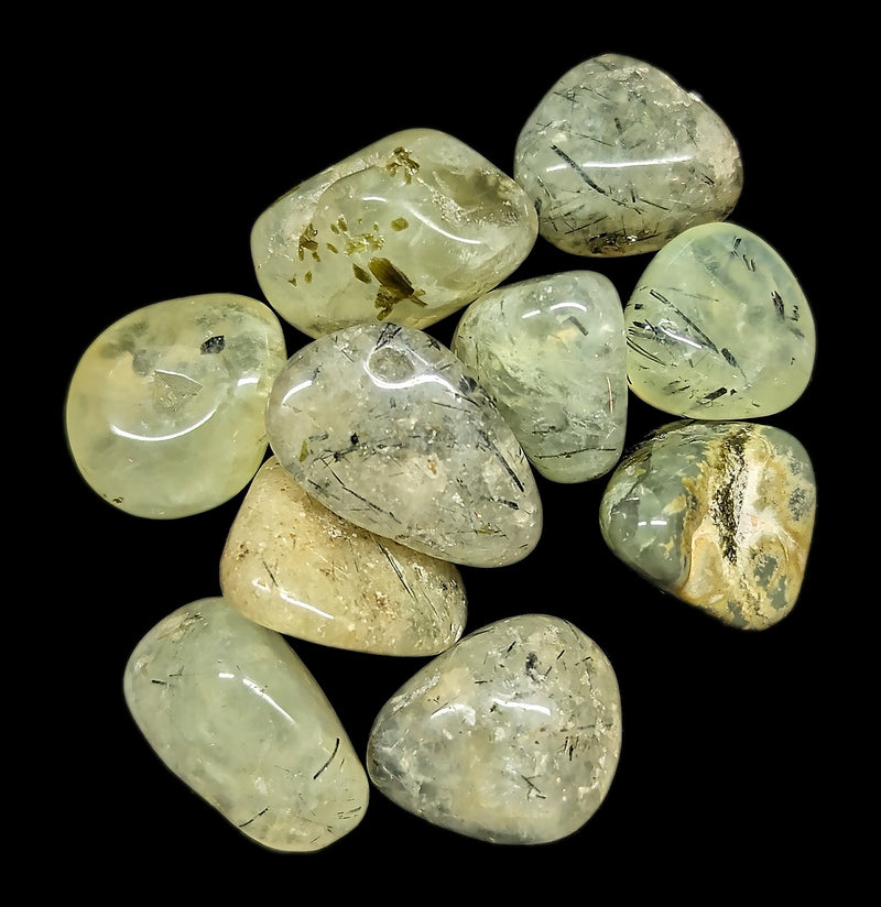 Tumbled Prehnite & Epidote Stone-Minerals-Hidden Gem Gallery-PaxtonGate