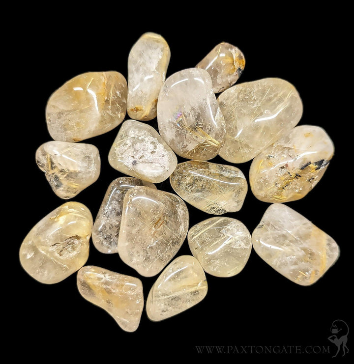 鉱物　Rutilated Quartz Tumbled Rutilated Quartz Crystal For Sale | Paxton Gate