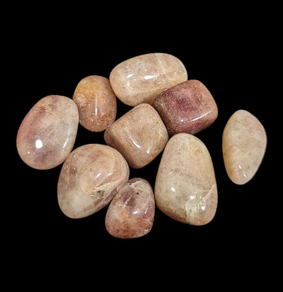 Tumbled Strawberry Quartz Crystal-Minerals-Quasar Gems-PaxtonGate