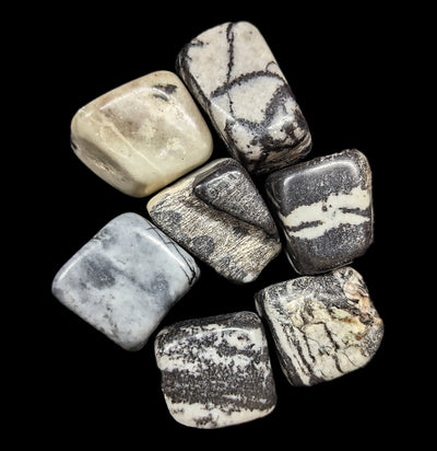 Tumbled Zebra Jasper Stone-Minerals-Quasar Gems-PaxtonGate