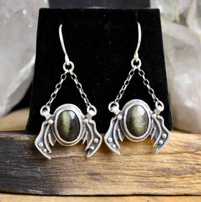 Winged Prophetess Sterling Silver Earrings - Paxton Gate