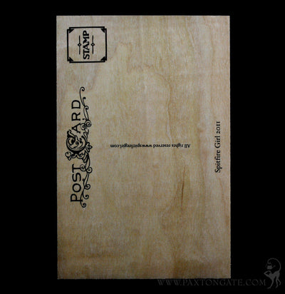 Wooden Mushroom Postcard - Paxton Gate